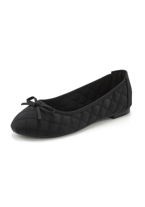 Bild: Ballerina von LASCANA: Ballerina VEGAN von LASCANA. Obermaterial aus Lederimitat. Futter und Decksohle aus Textil. Laufsohle aus Synthetik.