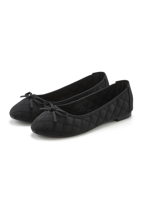 Bild: Ballerina von LASCANA: Ballerina VEGAN von LASCANA. Obermaterial aus Lederimitat. Futter und Decksohle aus Textil. Laufsohle aus Synthetik.