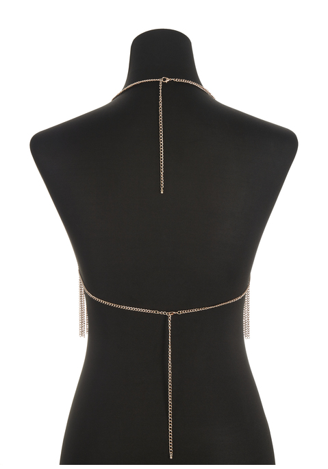 Bild: Bauchkette von LASCANA: Bodychain von LASCANA, mit Kettenfransen. Material: Metall.