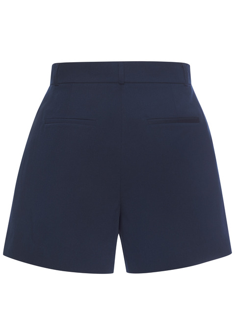 Bild: Bermudas von LASCANA: Unifarbene Shorts von Lascana mit praktischem Schiebeknopf und Reißverschluss. Bund ist dank Gummizug in der Weite leicht regulierbar. Modische Bundfalten vorn. Mit Eingrifftaschen vorn und Zierpattentaschen hinten. Für Casual-Looks. Aus weich fließender Webware.