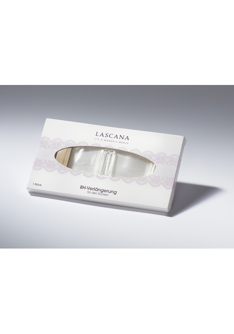 Bild: BH-Verlängerung für tiefen Rücken von LASCANA: Lascana transparente BH-Verlängerung für einen tiefen Rücken. Mit jeweils 2 Haken und Ösen. Gesamtlänge inklusive Verschluss 100cm. Aus 100% Polyurethan.
