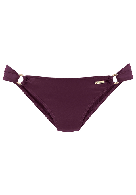 LASCANA Bikini-Hose Damen bordeaux Gr.34