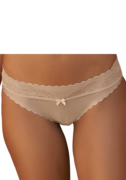 Bild: Bikinislip von LASCANA: Verspielter Slip mit feiner Spitze und Zierschleife. Extra flache Kanten für einen ideal Sitz - nichts zeichnet sich ab. Dessous aus elastischem Microtouchmaterial. Mit eingearbeitetem Baumwollzwickel. Mit passendem BH aus der gleichen Serie erhältlich. Obermaterial: 88% Polyamid, 12% Elasthan.