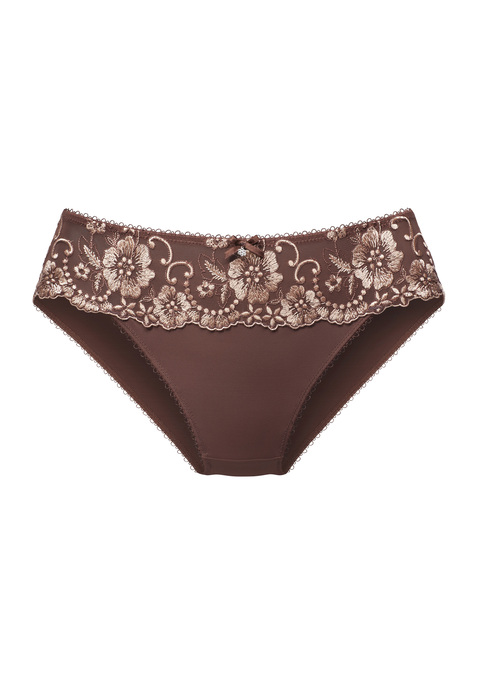 Bild: Bikinislip von LASCANA: LASCANA: Bikinislip rundherum mit hübschem Spitzenbandbund, kombiniert mit blickdichtem Microtouchmaterial. Mit Baumwollzwickel. Aus 80% Polyamid, 12% Polyester, 8% Elasthan.