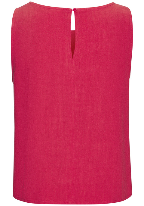 Bild: Blusentop von LASCANA: Sommerliches Blusentop von Lascana in lockerer Passform. Weiter Rundhalsausschnitt. Schlitz mit Knopfverschluss hinten. Gerader Saumabschluss. Vielseitig zu kombinieren. Webware mit Leinenanteil – ideal für warme Tage.