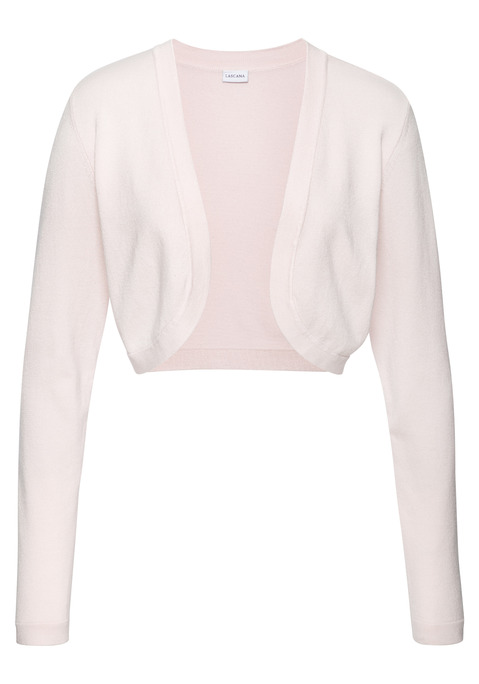 Bild: Bolero von LASCANA: Bolero-Strickjacke von Lascana. Kurz geschnitten. Lange Ärmel. Offen zu tragen. Weiche Strickqualität aus Viskose-Mix.