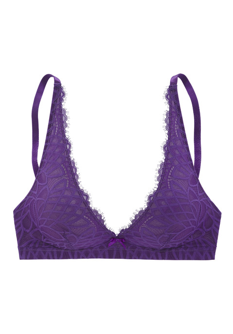 LASCANA Bralette-BH Damen lila Gr.65D