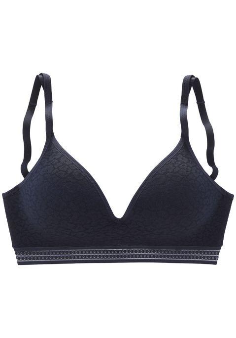 Bild: Bralette-BH von LASCANA: Modischer Bralette-BH mit angenehm weichen Cups. Aus modischer Spitze in Leo-Optik und hübschem Unterbrustband. Mit eingearbeitetem Push-up Kissen - für ein tolles Dekolleté. Individuell verstellbare Träger sowie Rückenverschluss. Mit Liebe & Leidenschaft in Hamburg kreiert. Sexy Dessous. Spitzen-Dessous. Romantische Dessous. Verspielte Dessous. Obermaterial: 36% Polyamid, 29% Polyester, 27% Baumwolle, 8% Elasthan.