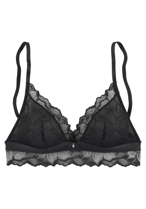 LASCANA Bralette-BH Damen schwarz Gr.75C