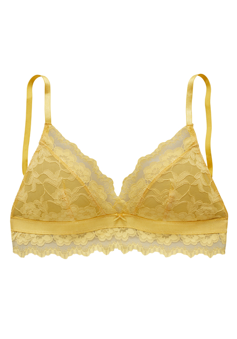 Bild: Bralette-BH von LASCANA: Femininer Bralette-BH (ohne Bügel) in leichter Longform aus zarter, elastischer Jacquardspitze. Mit glänzendem Unterbrustband und feiner Zierschleife vorne mittig. Individuell verstellbare Träger sowie Rückenverschluss. Passende Unterteile aus der gleichen Serie erhältlich. Mit Liebe & Leidenschaft in Hamburg kreiert. Reizwäsche. Verführerische Dessous. Spitzen-Dessous. Romantische Dessous. Verspielte Dessous. Sexy Dessous. Aus 86% Polyamid, 10% Elasthan, 4% Polyester.