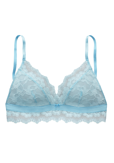 Bild: Bralette-BH von LASCANA: Femininer Bralette-BH (ohne Bügel) in leichter Longform aus zarter, elastischer Jacquardspitze. Mit glänzendem Unterbrustband und feiner Zierschleife vorne mittig. Individuell verstellbare Träger sowie Rückenverschluss. Passende Unterteile aus der gleichen Serie erhältlich. Mit Liebe & Leidenschaft in Hamburg kreiert. Reizwäsche. Verführerische Dessous. Spitzen-Dessous. Romantische Dessous. Verspielte Dessous. Sexy Dessous. Aus 86% Polyamid, 10% Elasthan, 4% Polyester.