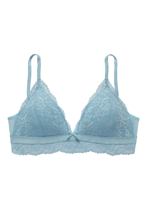 Bild: Bralette-BH von LASCANA: Bralette-BH mit atmungsaktiver, softer Spacer-Schale. Schale mit Spitze überzogen. Leichte Longform. Träger und Rückenverschluss verstellbar. Aus 60% Polyamid, 35% Polyester, 5% Elasthan.