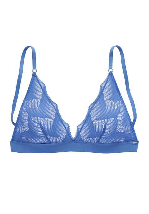 LASCANA Bralette Damen blau Gr.90 Cup B