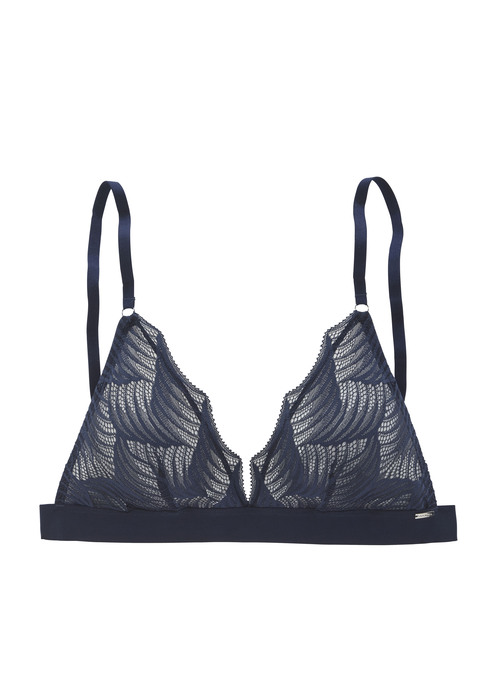 Bild: Bralette von LASCANA: Modischer Bralette-BH aus graphischer Spitze ohne Wattierung. Mit  breitem Unterbrustgummi für einen angenehmen Halt. Träger und Rückenverschluss lassen sich individuell verstellen. Passende Unterteile aus der gleichen Serie erhältlich. Mit Liebe & Leidenschaft in Hamburg kreiert. Obermaterial: 91% Polyamid, 9% Elasthan.