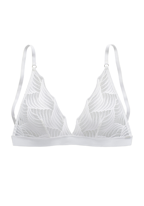 LASCANA Bralette Damen weiß Gr.70 Cup D