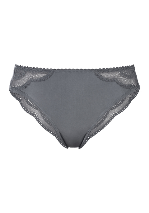Bild: Brasilslip von LASCANA: Brasilslips von Lascana im 2er-Pack. Mit weicher Microfaser vorne, zarte Spitze hinten. Elastische Taillen- und Beinabschlüsse. Tolle Qualität aus 88% Polyamid, 12% Elasthan. Spitze aus 87% Polyamid, 13% Elasthan.