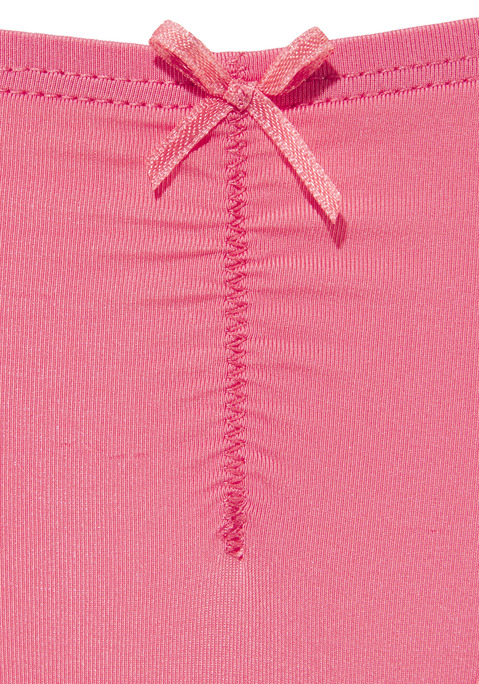 Bild: Brasilslip von LASCANA: Schöner Brasilslip von Lascana mit dezenter Raffung und Zierschleife. Weiche Microfaser vorn, transparente Spitze mit floralem Muster hinten. Passform mit niedriger Leibhöhe. Pflegeleichtes Material.