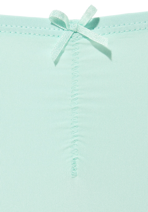 Bild: Brasilslip von LASCANA: Schöner Brasilslip von Lascana mit dezenter Raffung und Zierschleife. Weiche Microfaser vorn, transparente Spitze mit floralem Muster hinten. Passform mit niedriger Leibhöhe. Pflegeleichtes Material.
