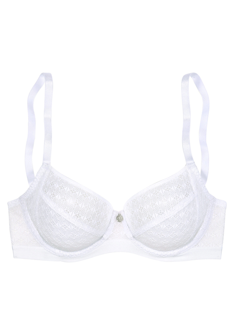 Bild: Bügel-BH von LASCANA: Femininer Bügel-BH (ohne Wattierung) mit edlem Schmuckaccessoire. Aus modischer Spitze und weichem Soft-Mesh in transparenter Optik. Auf Formbügel gearbeitet - für einen optimalen Hallt. Träger und Rückenverschluss sind individuell verstellbar. Passende Unterteile aus der gleichen Serie erhältlich. Sexy Dessous. Spitzen-Dessous. Romantische Dessous. Verspielte Dessous. Obermaterial: 87% Polyamid, 13% Elasthan.