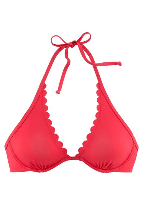 LASCANA Bügel-Bikini-Top Damen rot Gr.36 Cup C