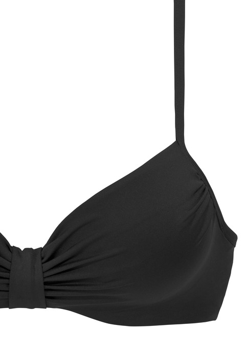 LASCANA Bügel-Bikini-Top Damen schwarz Gr.44 Cup C