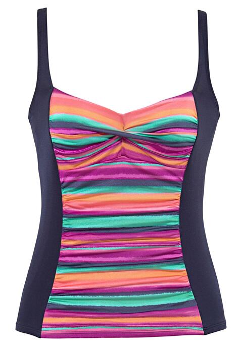 LASCANA Bügel-Tankini-Top Damen bunt-gestreift Gr.36 Cup C