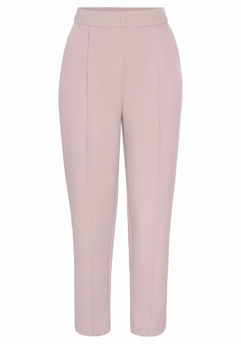 LASCANA Bügelfaltenhose Damen mauve Gr.34