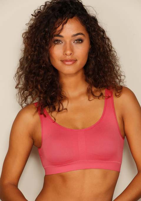 Bild: Bustier von LASCANA: Bustier von Lascana ohne Bügel. Breite Tanktop-Träger. Mittlerer Halt. Samtig weiche Microfaser-Qualität.