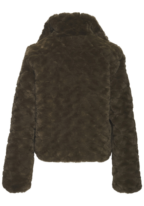 Bild: Fellimitatjacke von LASCANA: Kuschelige Kurzjacke aus Teddyplüsch von Lascana. Mit Stehkragen und kleinen Häkchen als Verschluss. Gerader Saum. Trageangenehme Qualität.