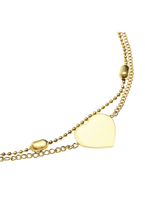 Bild: Fußkette von LASCANA: Fußkette von LASCANA. Aus vergoldetem Edelstahl. Länge 21 cm + 5 cm Verlängerung.
