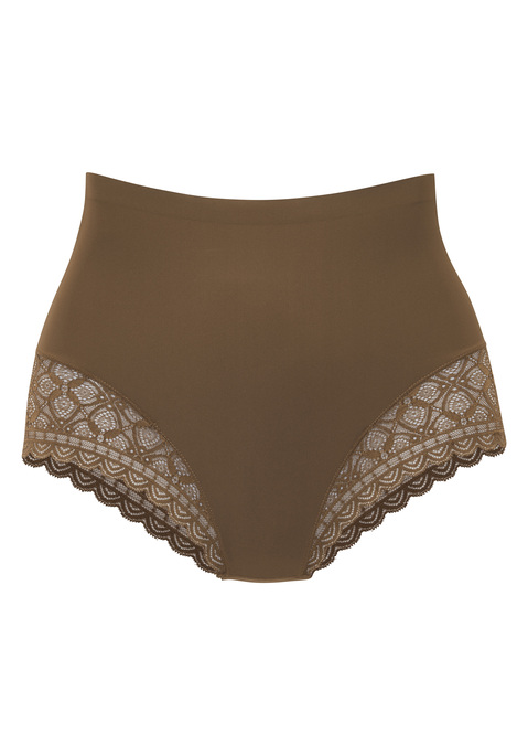 Bild: High-Waist-Panty von LASCANA: <h3>Eleganz und Komfort vereint: die High-waist-Panty von <strong>LASCANA</strong></h3>
<p>
Diese High-waist-Panty von <strong>LASCANA</strong> besticht durch ihren einzigartigen Softshaping-Effekt, der für eine schmeichelnde Silhouette sorgt. Die filigranen Spitzen am Beinausschnitt setzen elegante Akzente, die das Gesamtbild verfeinern. Darüber hinaus passt sich das elastische Material perfekt der individuellen Figur an und bietet eine hohe Leibhöhe für ein sicheres und bequemes Tragegefühl. 
</p>

<h4>Detailverliebt: Artikeldetails und Mehrwerte</h4>
<p>
Die eng anliegende Passform dieser Panty sorgt für optimalen Halt und ein angenehmes Tragegefühl. Das modische Design ist nicht nur optisch ansprechend, sondern auch funktional. Die Pflege ist unkompliziert: In der Maschine gewaschen, bleibt die Panty langanhaltend schön. Ideal für den Alltag oder besondere Anlässe, bietet sie die perfekte Kombination aus Stil und Komfort.
</p>
<p>Der perfekte Mix aus Stil und Komfort: die High-waist-Panty von <strong>LASCANA</strong>!</p>