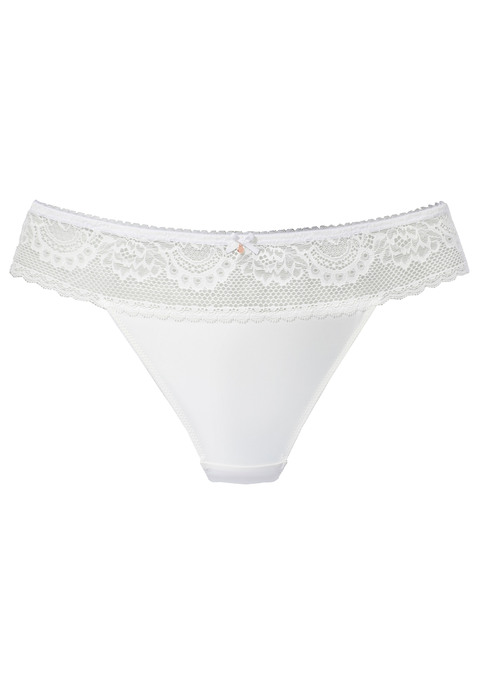 LASCANA High-Waist-String Damen creme Gr.32/34