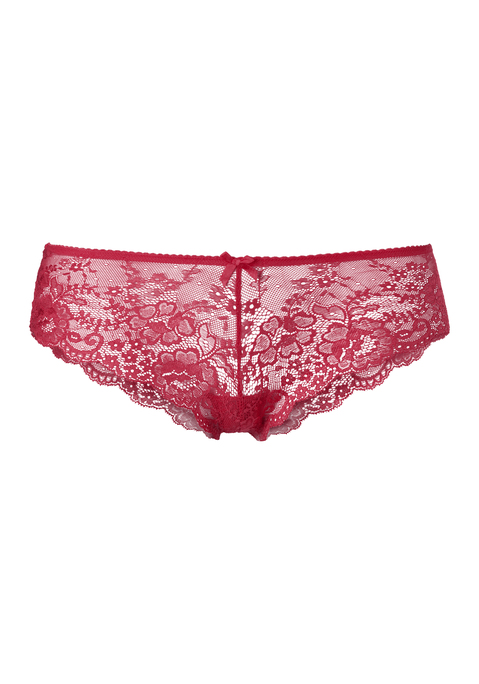 Bild: Hipster von LASCANA: Romantische Hipster von Lascana: rundherum aus zarter, floraler Spitze. Mit kleiner Zierschleife vorn. Elastische Qualität.