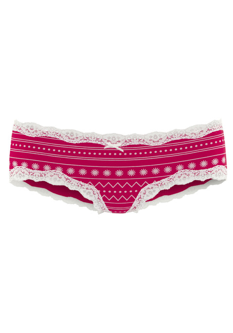 Bild: Hipster von LASCANA: Hipsterpantys von Lascana im praktischen 2er-Pack. Rundum mit feinen Spitzenrändchen eingefasst. Vorn jeweils mit zarter Schleife aus Samt. Angenehm zu tragen dank bequemer Qualität aus Baumwoll-Stretch.