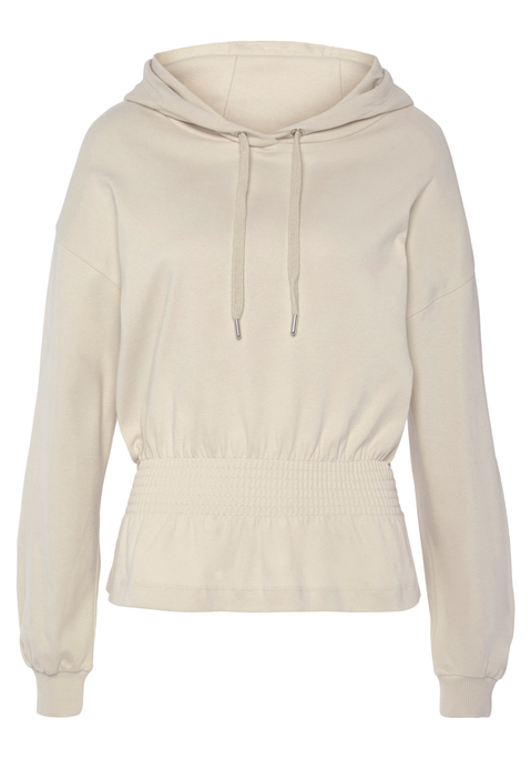 LASCANA Hoodie Damen creme Gr.32/34