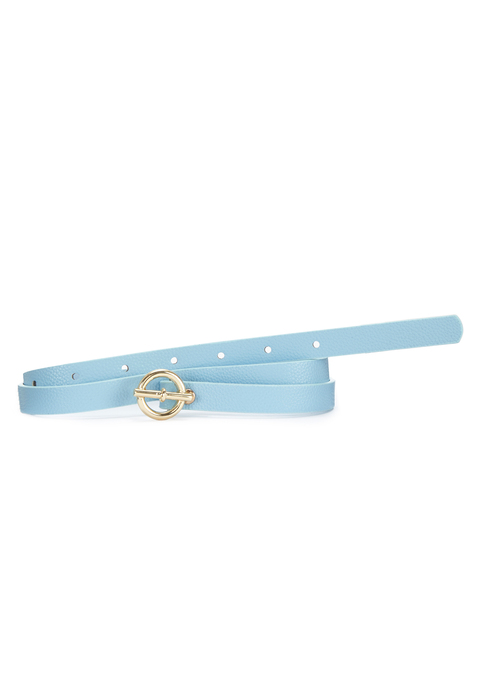 Bild: Hüftgürtel von LASCANA: Schmaler Hüftgürtel von LASCANA. Schneller Druckverschluss mit Dorn. Aus Lederimitat. Breite: 1,5 cm.