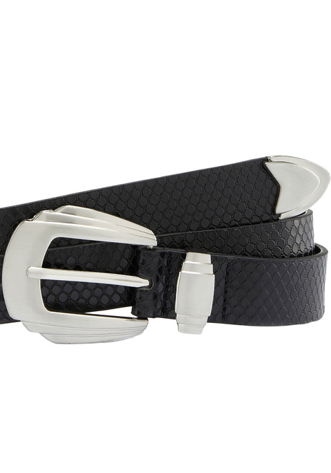 Bild: Hüftgürtel von LASCANA: Hüftgürtel von LASCANA. Mit Zierschnalle. Aus strukturiertem Lederimitat. Breite 2,8 cm.