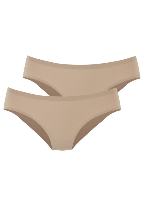 Bild: Jazz-Pants Slips von LASCANA: Komfortabler Jazzpants-Slip von Lascana aus besonders elastischer Microfaser. Praktischer 2er-Pack. Etwas höhere Leibhöhe und höherer Beinausschnitt. Dank nahtloser Verarbeitung zeichnet sich nichts unter enger Kleidung ab. Besonders bequeme und leichte Qualität.