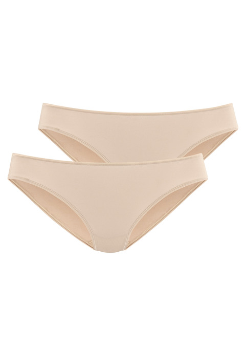 Bild: Jazz-Pants Slips von LASCANA: Im praktischen Doppelpack: Jazzpants von Lascana. Flache, elastische Abschlüsse am Taillen- und an den Beinausschnitten für eine gute, komfortable Passform. Bequem wie eine zweite Haut dank weichem Material.