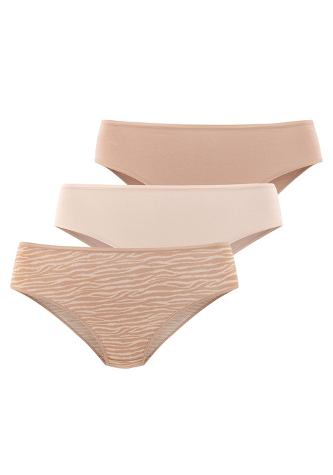 Bild: Jazz-Pants Slips von LASCANA: Lascana Jazzpants im 3er-Pack. Mit flachen, elastischen Abschlüssen für eine bequeme Passform. Aus weicher, anschmiegsamer Modal-Qualität.