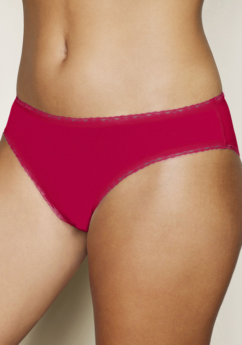 Bild: Jazz-Pants Slips von LASCANA: Jazzpants im 5er-Pack von Lascana. In der Heart-Edition. Mit süßen Herzchen-Prints und Spitzendetails. Aus weicher, elastischer Baumwollqualität.