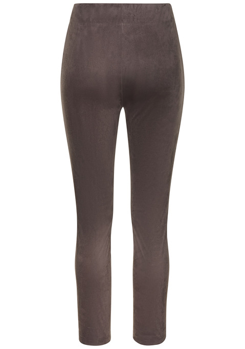 Bild: Jeggings von LASCANA: Leggings in Wildleder-Optik von Lascana. Bequemer, breiter Gummizugbund. Schmale Passform. Toll zu Longblusen kombinierbar. Weiches Velourslederimitat.