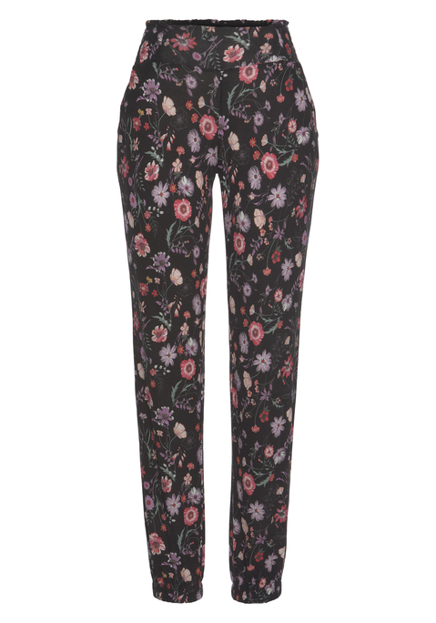 Jerseyhose von LASCANA in schwarz