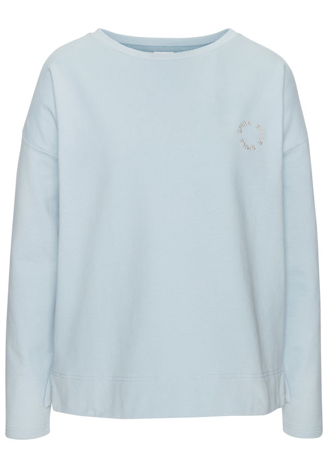 Bild: Sweatshirt von LASCANA: Komfortables Basic-Sweatshirt von Lascana mit klassischem Rundhalsausschnitt. Kleine seitliche Schlitze verleihen eine modische Note und erhöhen den Tragekomfort. Ideal für gemütliche und stilvolle Alltagslooks Aus weichem Baumwollmix.