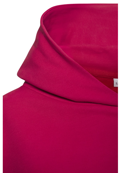 Bild: Kapuzensweatshirt von LASCANA: Bequemer Hoodie von Lascana  Mit Print auf der Rückseite und seitlichen Schlitzen. Ideal für entspannte Freizeitlooks und gemütliche Tage. In softer Baumwollqualität für höchsten Tragekomfort.