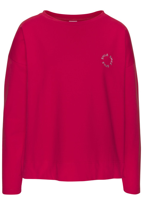 Bild: Sweatshirt von LASCANA: Komfortables Basic-Sweatshirt von Lascana mit klassischem Rundhalsausschnitt. Kleine seitliche Schlitze verleihen eine modische Note und erhöhen den Tragekomfort. Ideal für gemütliche und stilvolle Alltagslooks Aus weichem Baumwollmix.