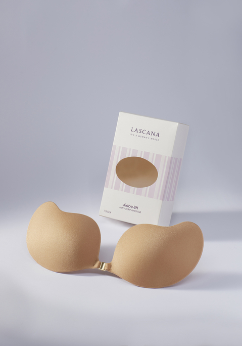 LASCANA Klebe-BH Damen nougat Gr.- (C)C