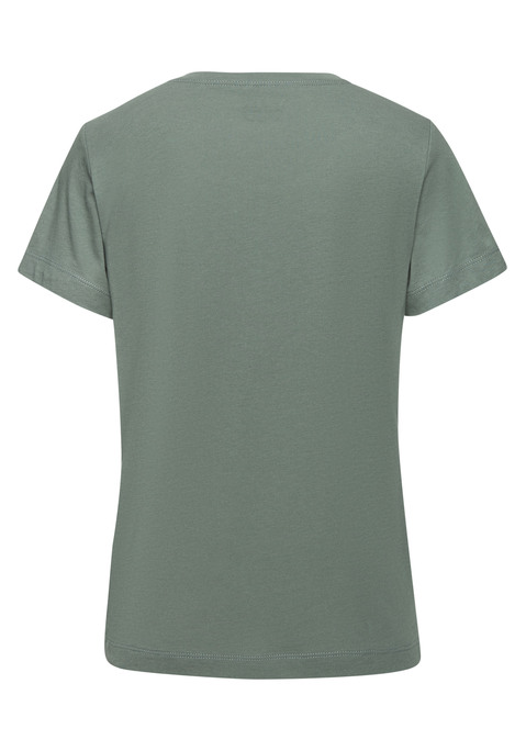 Bild: Kurzarmshirt von LASCANA: Schlafshirt von Lascan mit hübschem Print vorn. Rundhalsausschnitt. Kurze Ärmel. Trageangenehmer Jersey.