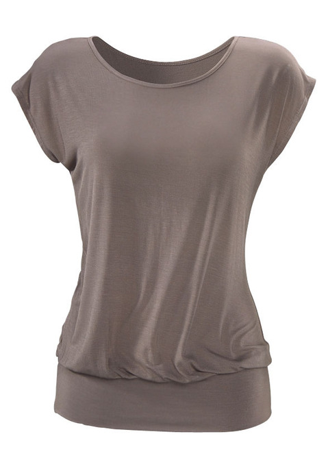 Bild: Longshirt von LASCANA: Lascana Shirt in tollen Farben. Mit breitem Bund am Saum für zwei Tragevarianten - lang oder kürzer geschoppt. Aus weich fließender Viskose-Elasthan-Qualität.