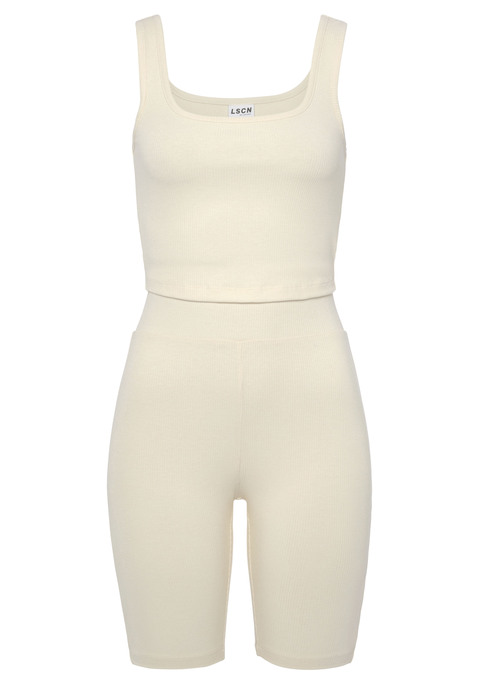 Bild: Shorty von LASCANA: Sportset von Lascana- bestehend aus Top und Radlerhose